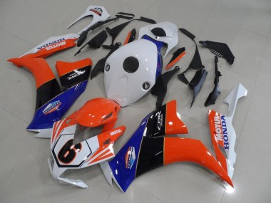 Carenado CBR 1000 RR 12-16 - Naranja Blanco TT Legend