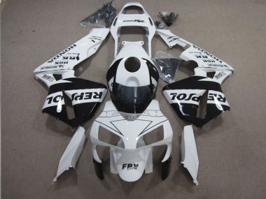 Carenado CBR 600 RR 03-04 - Blanco Negro Repsol