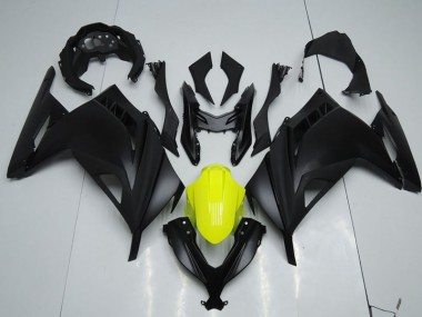 Carenado ZX 300R 13-16 - Negro Amarillo