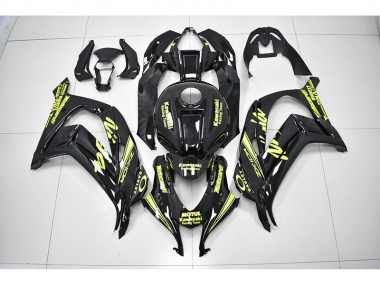 Carenado ZX10R 16-19 - Negro Amarillo Equipo de Carreras Ninja