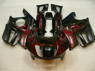 Carrocería CBR 600 F3 95-98 - Negro Rojo Llama